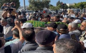 تشييع جثمان الفنان الراحل عبد الوهاب الدكالي بمقبرة الشهداء