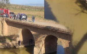انتشال جثة شخص من أسفل قنطرة "وادي إسلي" بوجدة