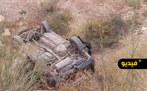 انقلاب سيارة بحاسي بركان ينتهي بنجاة ثلاثة أشخاص دون إصابات خطيرة