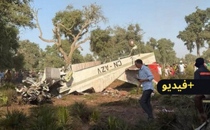 سقوط طائرة تابعة للدرك ووفاة ربانها أثناء إخماد حريق بتمارة
