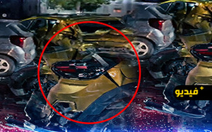 إصابة ثلاثة أشخاص بينهم طفل في حادث اصطدام أربع سيارات بأزغنغان