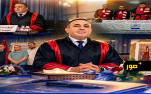 مناقشة علمية رفيعة بكلية الناظور تتوّج الباحث نجيب التنوتي بلقب دكتور  في القانون الخاص بميزة مشرف جدا مع التوصية بالنشر 