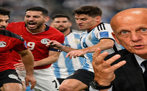 كولينا يدافع عن حكّام مباراة الأرجنتين ومصر ويؤكد استقلالية القرارات التحكيمية