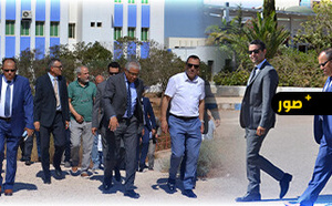 رئيس جامعة محمد الأول يتفقد أوراش الكليات الجامعية الجديدة بالناظور رفقة العمداء بالنيابة ويؤكد مواصلة ورش التأهيل والتجهيز