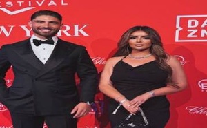 الشيخة مهرة والدولي المغربي السابق أشرف لزعر يشعلان مواقع التواصل