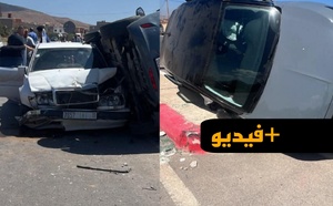 حادثة سير مروعة في الناظور بمدخل جبل كوروكو تخلف خسائر مادية جسيمة