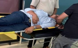 مصطفى لخصم يفقد وعيه في الشارع وينقل بشكل عاجل إلى المستشفى الجامعي