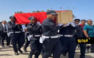 الحسيمة تشيع شهيد الواجب حمزة الزعام إلى مسقط رأسه بالقصر الكبير