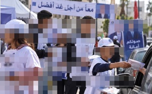 "ماتقيش ولدي" ترفض توظيف الأطفال و استغلالهم  في الحملات الانتخابية
