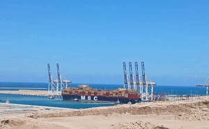 ميناء الناظور غرب المتوسط يستقبل أول سفينة حاويات كبرى