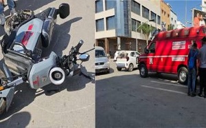 حادث سير يهز وسط الدريوش.. اصطدام سيارة بدراجة نارية