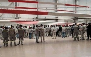 عمال مصنع "أيلون" يوقفون العمل احتجاجا على "التضييق" على العمل النقابي