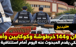  بعد حجز بندقيتي صيد وذخيرة ومخدرات.. توقيف مبحوث عنه وتقديمه أمام قاضي التحقيق بالناظو