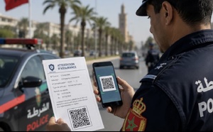 مراقبة تأمين السيارات بالمغرب تتحول كليا إلى رمز “QR Code”ابتداء من يوليوز 2027