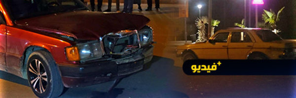 التهور والسرعة يتسببان في حادثة سير وسط مدينة الدريوش