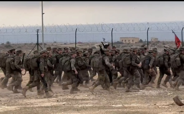 بالفيديو.. الجيش الإسباني ينفذ تمارين عسكرية على الحدود مع الناظور
