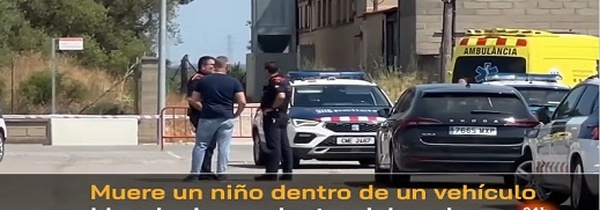 حداد على طفل في إسبانيا توفي بحرارة الشمس بعدما نسيه والده في السيارة 