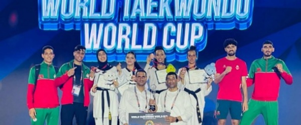 المنتخب المغربي يظفر بفضية كأس العالم للتايكوندو بكوريا الجنوبية