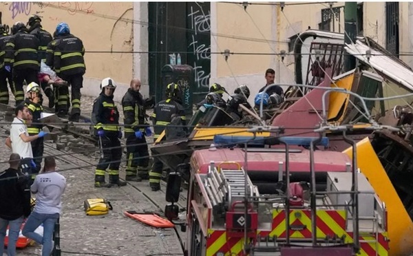 15 قتيلا في حادث خروج ترام عن مساره بالعاصمة البرتغالية لشبونة