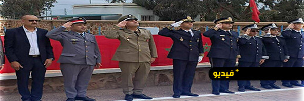 رئيس دائرة بني ورياغل الشرقية يترأس مراسيم تحية العلم احتفاء بالذكرى ال50 للمسيرة الخضراء