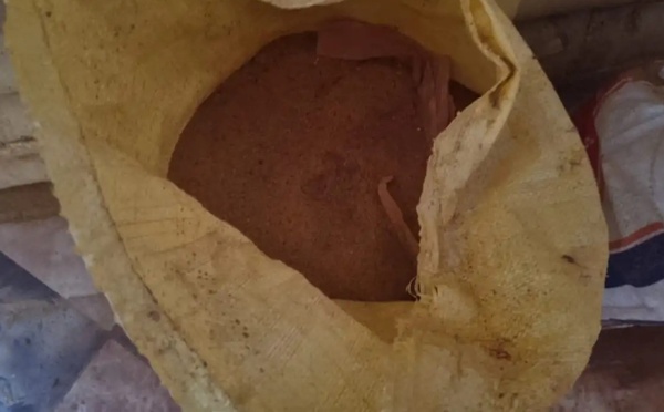 أطنان من التحميرة المليئة بالديدان تكشف مستودعا خطيرا لتخزين المواد الغذائية