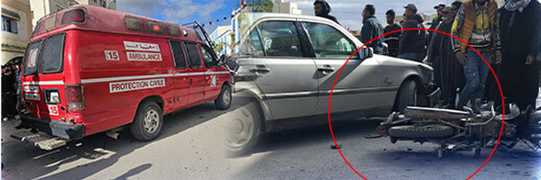 حادث سير ببن الطيب يثير خصاص "الإسعاف".. ومطالب بإعادة سيارة الجماعة للخدمة