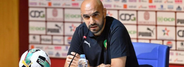 الركراكي: لقب الكان لن يغادر المغرب.. والتتويج لم يعد حلمًا بل واجب وطني