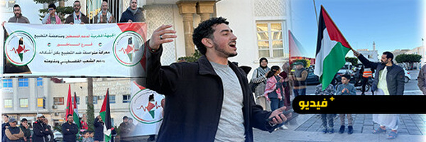 وقفة احتجاجية بالناظور للتضامن مع غزة والمطالبة بحماية المدنيين