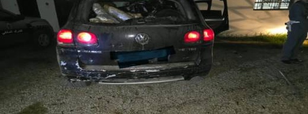 ضبط "فولكسفاغن توارك" محملة بـ 160 كيلوغراما من المخدرات و"ولد الكحلة" يتمكن من الفرار