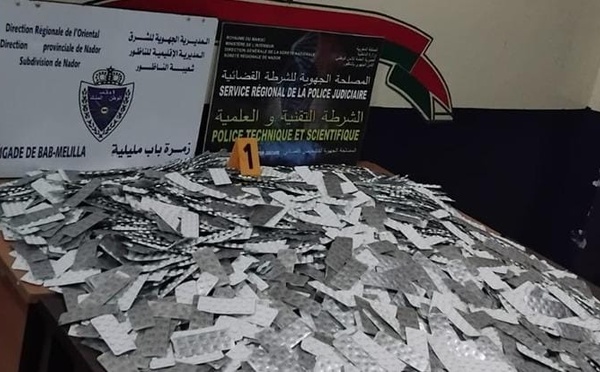 الناظور.. فتح بحث قضائي في ملابسات حجز أزيد من 64 ألف  من "الريفوتريل" بباب مليلية