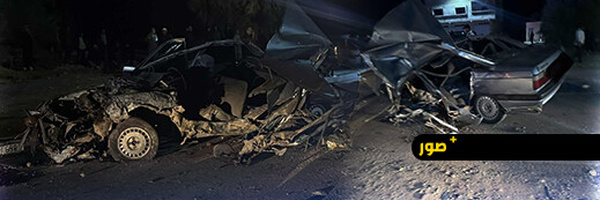 مصرع 3 أشخاص وإصابة 4 آخرين في حادثة سير مروعة بجرسيف