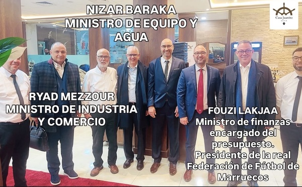 الناظور.. الوفد الوزاري يتناول غداءه بمطعم شهير بحي المطار بعيدا عن عزائم السياسيين