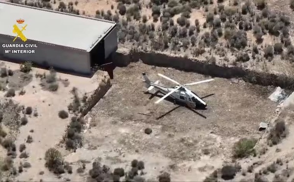 إسبانيا تضبط شبكة تهرب الحشيش من المغرب عبر مروحيات