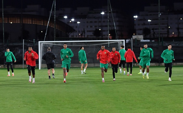 أسود الأطلس يخوضون أول حصة تدريبية استعدادا لاستحقاقات الكان