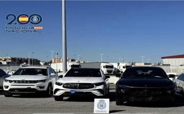 إسبانيا.. إفشال عملية تهريب 14 سيارة مسروقة نحو المغرب