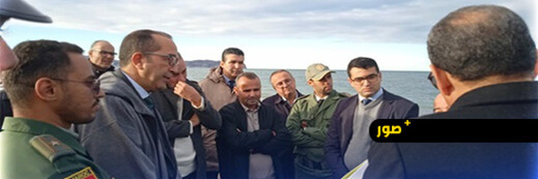 عامل الحسيمة يتفقد مشاريع حمائية من الفيضانات بآيت يوسف وعلي