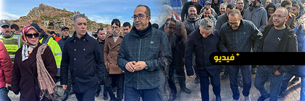 عامل الحسيمة يزور جماعة إساكن لتفقد عدة مشاريع تنموية