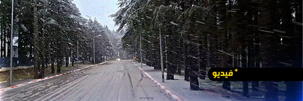 برد قارس وتساقطات ثلجية كثيفة بجماعة إساكن بالحسيمة