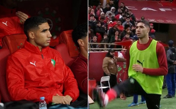 الركراكي يؤكد مشاركة حكيمي في مباراة الإثنين