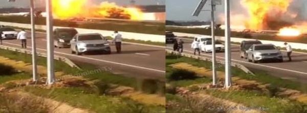 انفجار شاحنة غاز يحول الطريق السيار إلى ساحة رعب نواحي والدار البيضاء