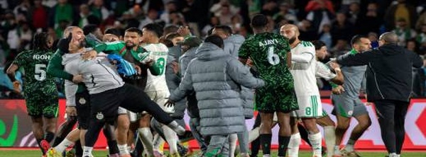 الكاف يفتح تحقيقا في أحداث العنف بعد مباراة نيجيريا والجزائر بكأس إفريقيا