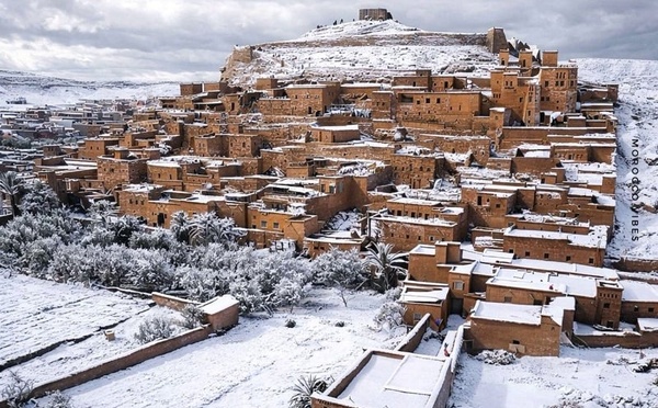 ثلوج غير مسبوقة تغطي قمم الريف وتسجل أرقامًا قياسية بالحسيمة 