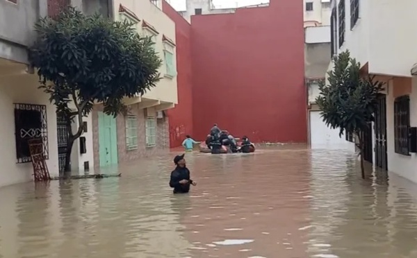 الإعلان  عن حالة استنفار بالقصر الكبير إثر سيول ومحاصرة سكان