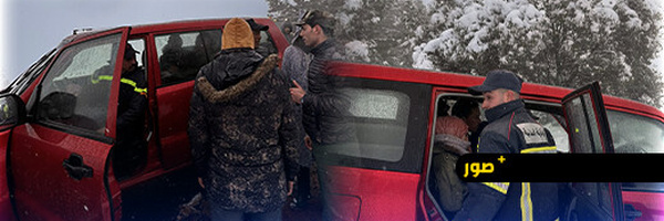 بتعليمات من عامل الحسيمة..  تدخل ميداني ينقذ  امرأة محاصرة بالثلوج