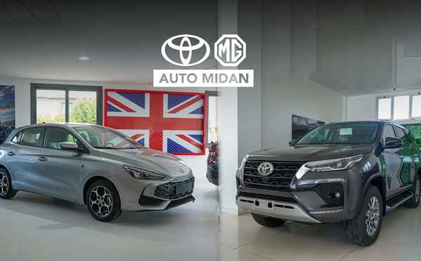 مجموعة ميدان تفتتح نقط بيع سيارات TOYOTA و MG العالميتين 