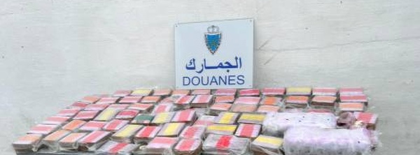 إحباط محاولة تهريب 112 كيلوغراما من مخدر الشيرا بمعبر باب سبتة