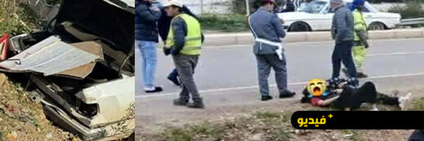 انقلاب سيارة أجرة بالطريق الساحلي يعجل بنقل 6 أشخاص للمستشفى