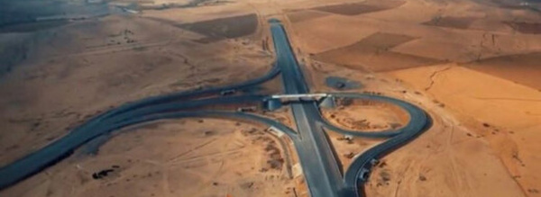 تقدم أشغال الطريق السيار بين جرسيف والناظور بنسبة تفوق 50%