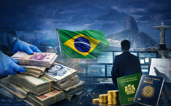 تحريات موسعة تكشف شبكة مغربية هربت 20 مليار سنتيم إلى البرازيل