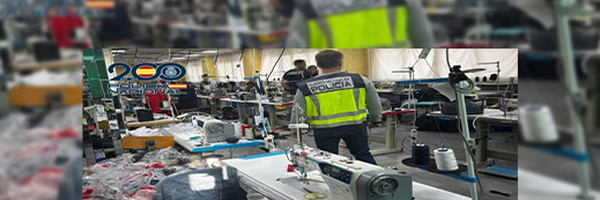 توقيف مشغلين وفض ورشة نسيج توظف عمالا مغاربة دون عقود عمل  في فالنسيا